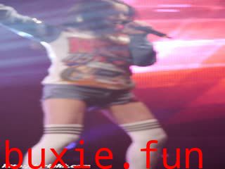 紧身牛仔热裤三角区 06